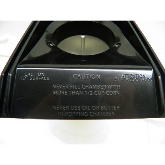 PRESTO POPLITE Hot Air Popcorn Gourmet Popper w/ Butter Tray - Picture 5 of 6